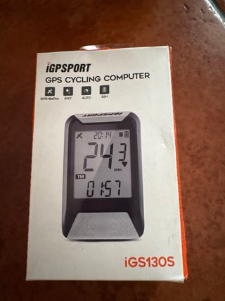 Ciclocomputador GPS IGS130S Negro