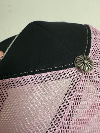 Gorra Trucker Chrome Hearts Negra y Rosa
