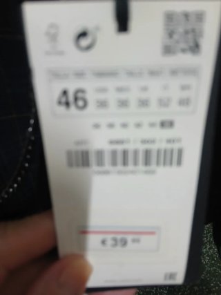 Pantalón cuadros ZARA azul marino y raya amarilla