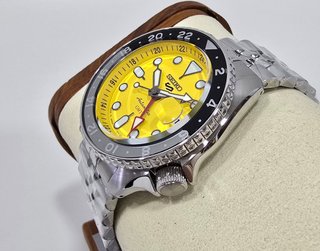 Seiko 5 Sports GMT Amarillo