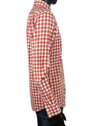Lacoste Camicia Uomo 38 \ S Cotone Quadri Regular
