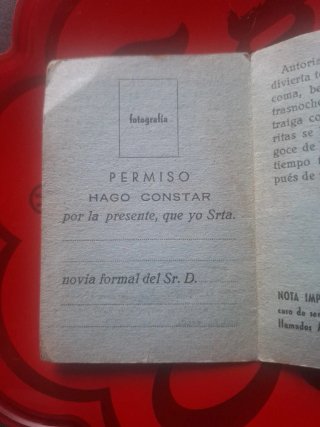 TARJETA DE IDENTIDAD PARA SOLTEROS Y VIUDOS