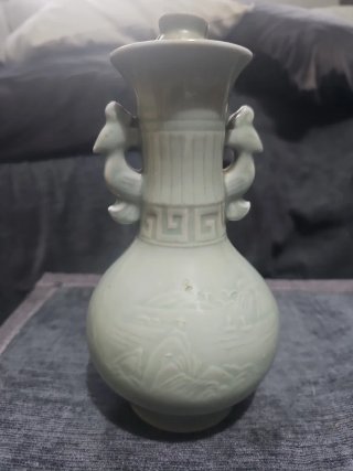 Jarrón de cerámica decorativo