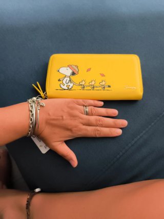 Cartera Snoopy Peanuts Amarilla