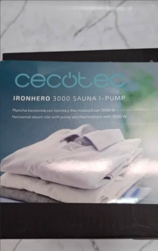 Plancha Cecotec y ionhero 3000 sauna I-pum