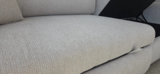 Sofá modular moderno beige/gris