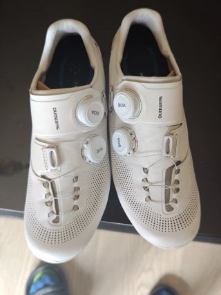 Zapatillas Ciclismo SH-RC703 Blancas talla 41