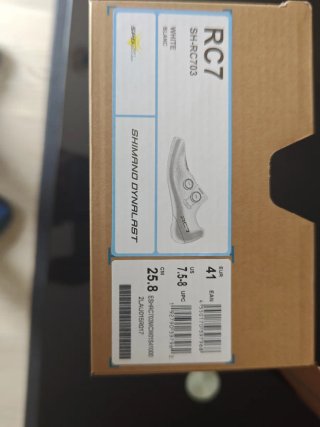 Zapatillas Ciclismo SH-RC703 Blancas talla 41
