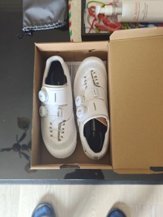Zapatillas Ciclismo SH-RC703 Blancas talla 41