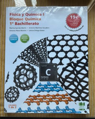 Libro Química 1 Bachillerato