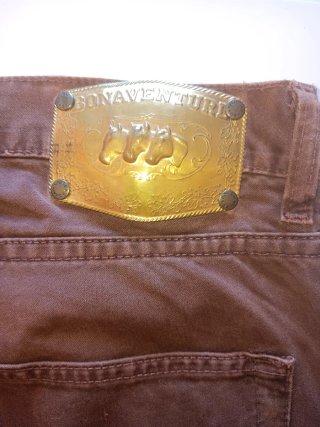 Vaqueros vintage Bonaventure marrones T33