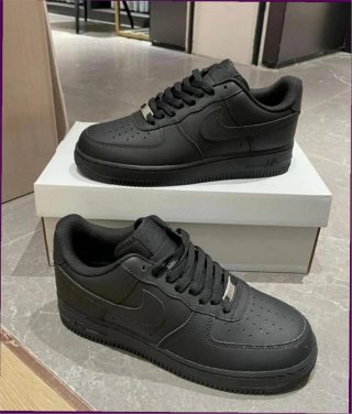 Zapatillas Nike Air Force 1 Talla 39 Negras