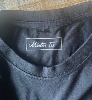 Camiseta Negra Nasa "Mester Tee" Talla S