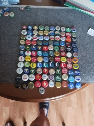 Lote de chapas de cerveza variadas