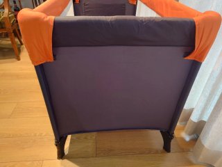Cuna de viaje BBY naranja