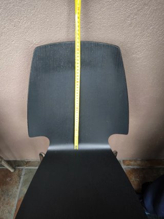 Lote 6 Sillas Negras Metal