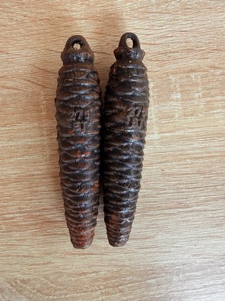 Reloj Cucú/ cuco Pesas / piñas 12cm