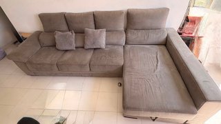 Sofá modular gris L