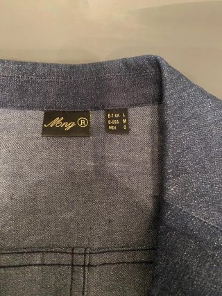 Traje Mango 3 piezas azul y rosa