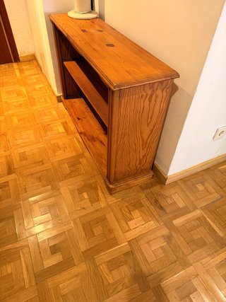 Mueble biblioteca de madera