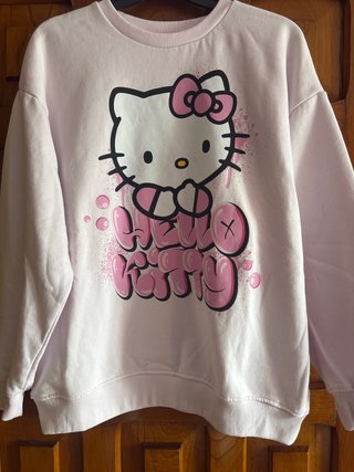 Sudadera Hello Kitty Rosa y Blanca