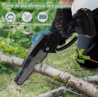 Motosierra Inalámbrica Maletín (2 Baterías)
