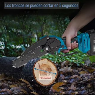 Motosierra Inalámbrica Maletín (2 Baterías)