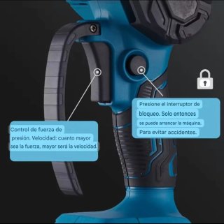 Motosierra Inalámbrica Maletín (2 Baterías)