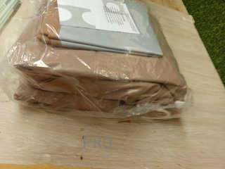COSTWAY Isla Hinchable con Toldo para 2 Personas
