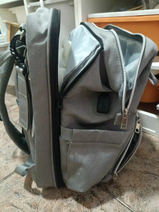 Mochila Pañalera SNDMOR Gris
