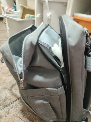 Mochila Pañalera SNDMOR Gris