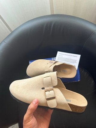 Zuecos Birkenstock Beige