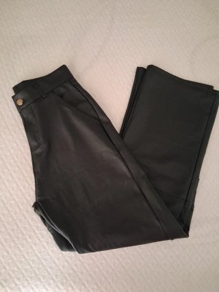 Pantaloni cargo neri donna