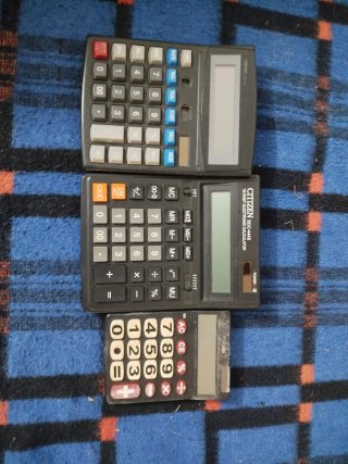 Calculadoras retro Citizen (3 unidades)