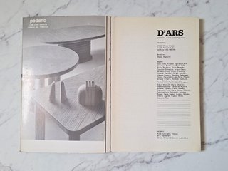 Rivista D'Ars n. 93 1980 Arte Contemporanea