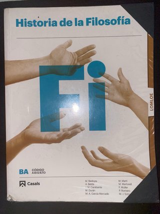 Historia de la filosofía Bachillerato 2