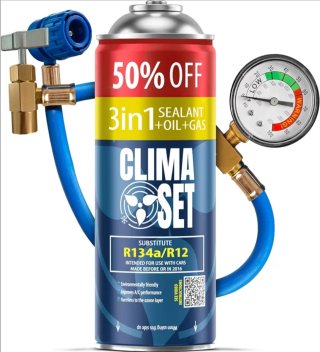 Recambio gas R134a R12 Clima Set