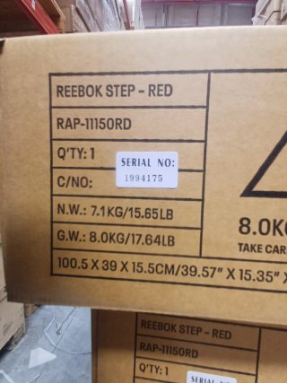 Step Reebok Negro/Rojo