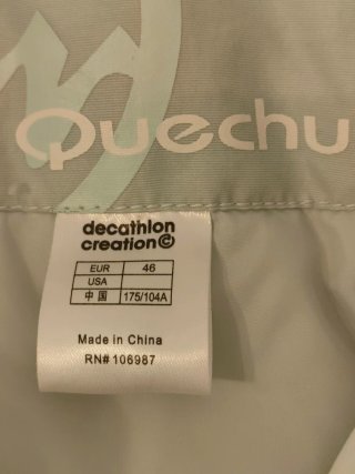 Anorak Quechua mujer talla 46