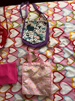 Conjunto de 8 bolsos infantiles