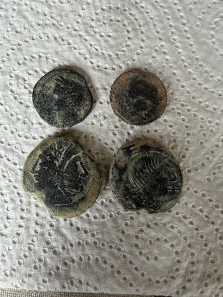 Lote 4 Monedas Antiguas Hispanas