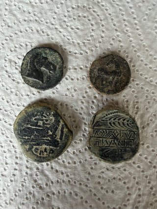 Lote 4 Monedas Antiguas Hispanas