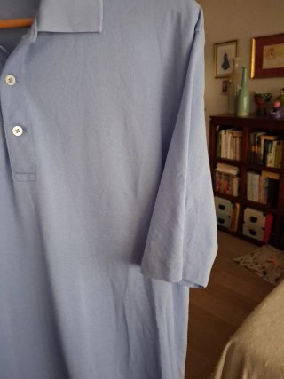 Polo Golf Ralph Lauren Azul Algodón