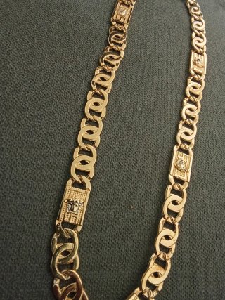 Cadena de oro 14k bañada