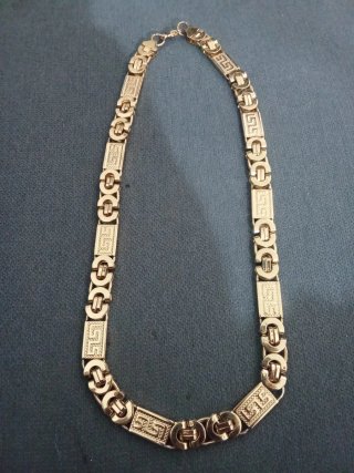 Cadena de oro 14k bañada
