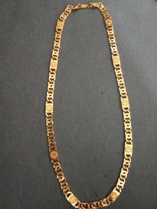 Cadena de oro 14k bañada