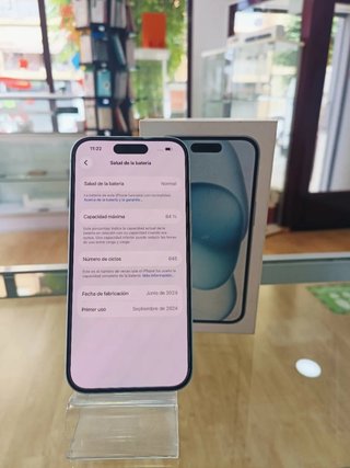 iPhone 15 Azul 128GB Batería 84%