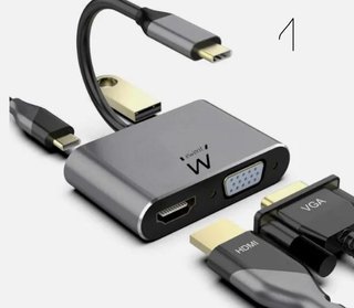 USB-C A DOCK MULTIPORTA 4 IN 1 EWENT EW9700 nuova