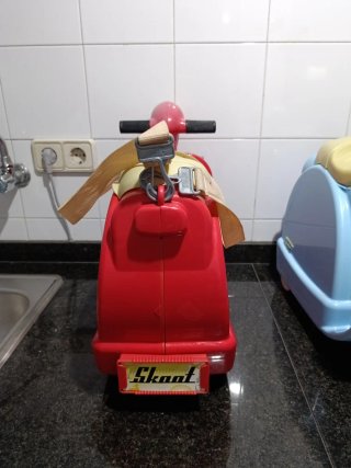 Maleta infantil moto fácil de llevar