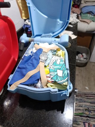 Maleta infantil moto fácil de llevar